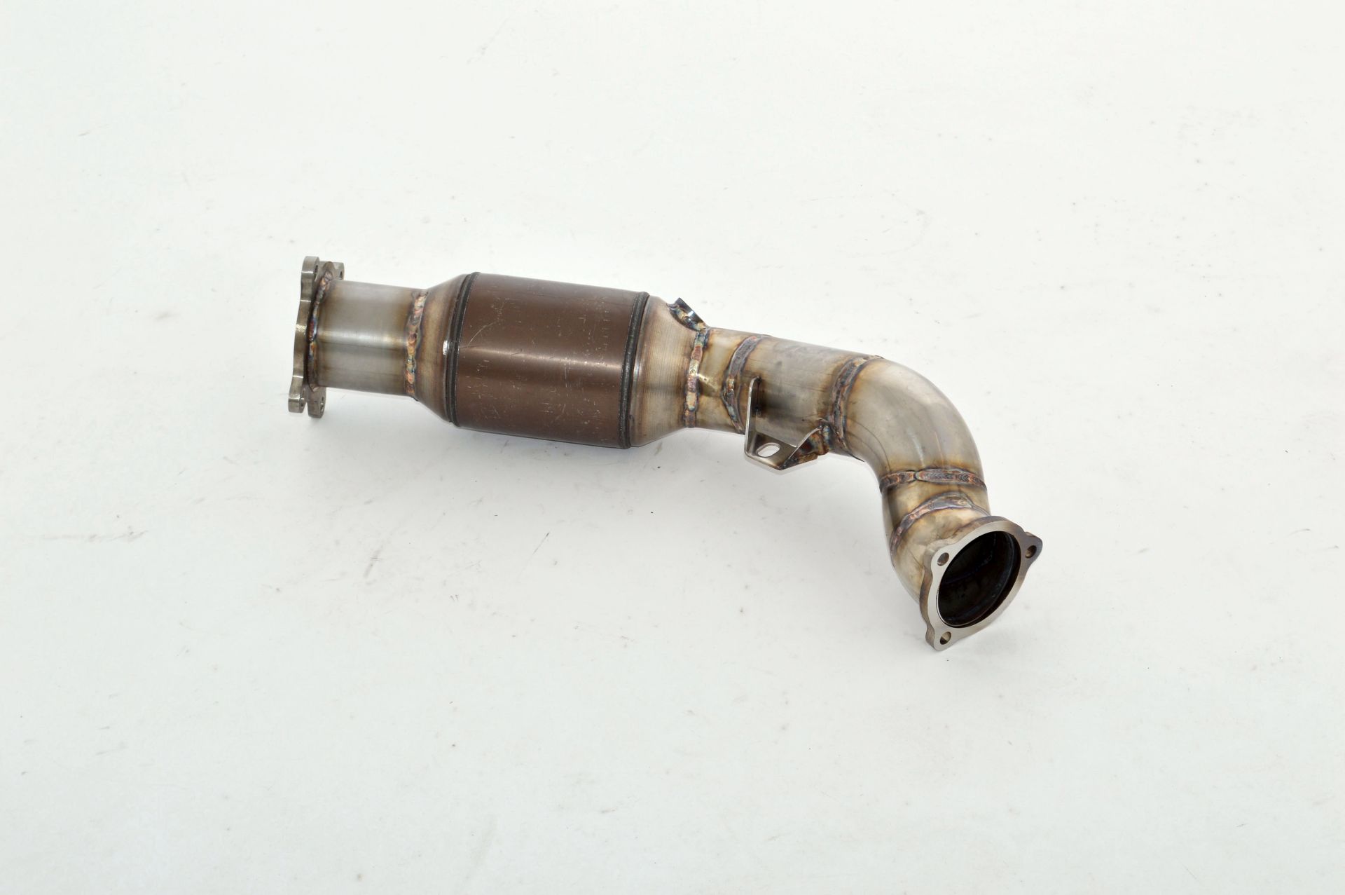 Friedrich Motorsport 76mm Downpipe mit 200 Zellen HJS Sport-Kat. Edelstahl 