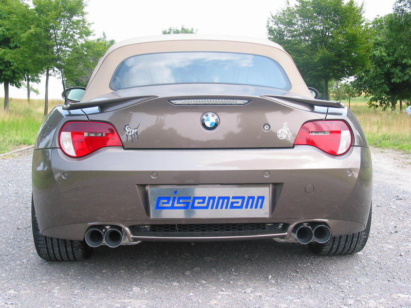 Eisenmann Endschalldämpfer für BMW Z4M Roadster E85 4x83mm EG-Genehmigung