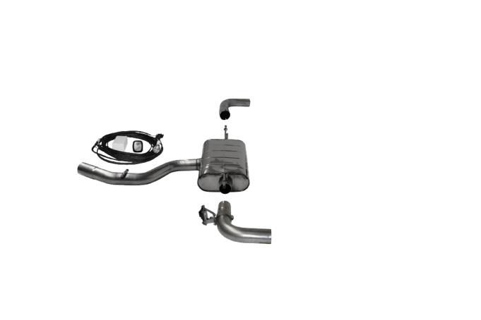 Bastuck Sportauspuff für Volvo XC40 Typ X mit Klappensteuerung 2x 1x63mm