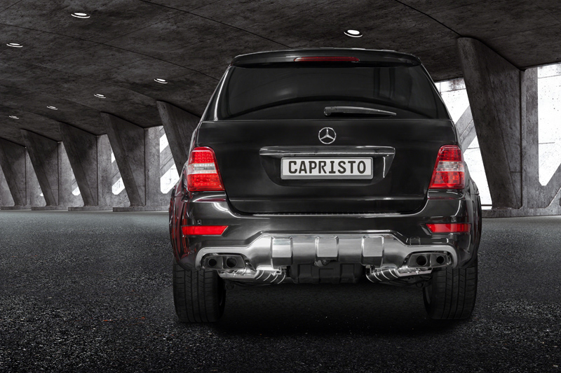 Capristo Mittelschalldämpferersatzrohre ohne Gutachten für Mercedes ML63 AMG W164