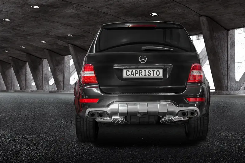 Capristo Mittelschalldämpferersatzrohre ohne Gutachten für Mercedes ML63 AMG W164