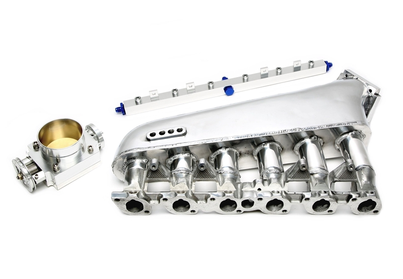 TA Technix Ansaugbrücken Set silber passend für BMW 3+5er Serie E30+E34 - Motorcode M20