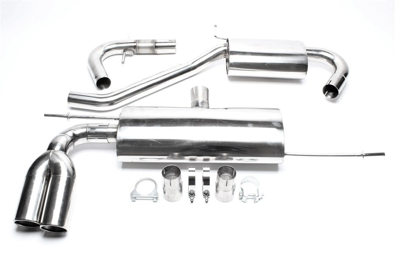 TA Technix Auspuff 2x76mm für Audi A3 8P & Golf V 