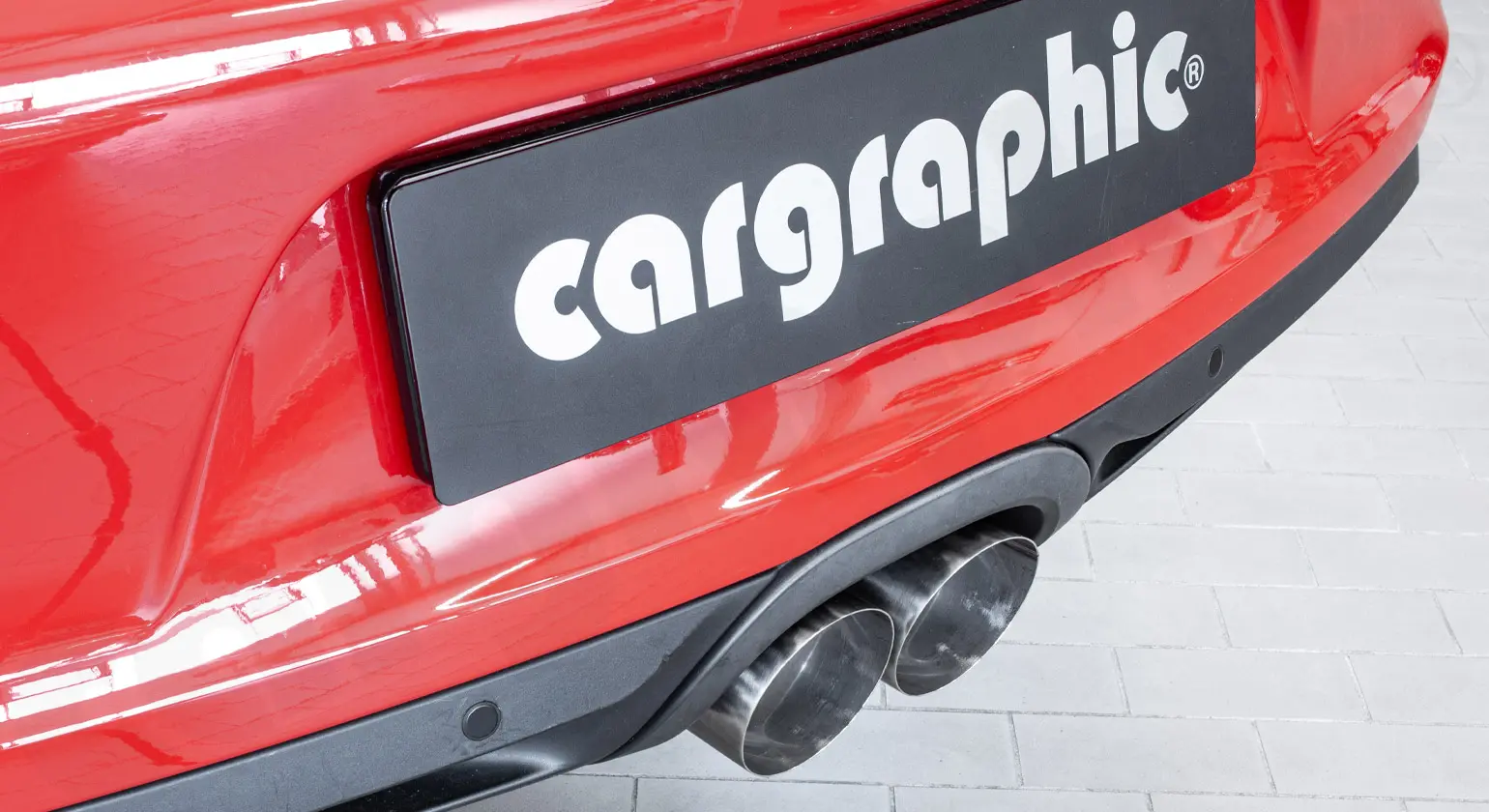CARGRAPHIC Sport Endrohr X für Porsche 718 Anleitung