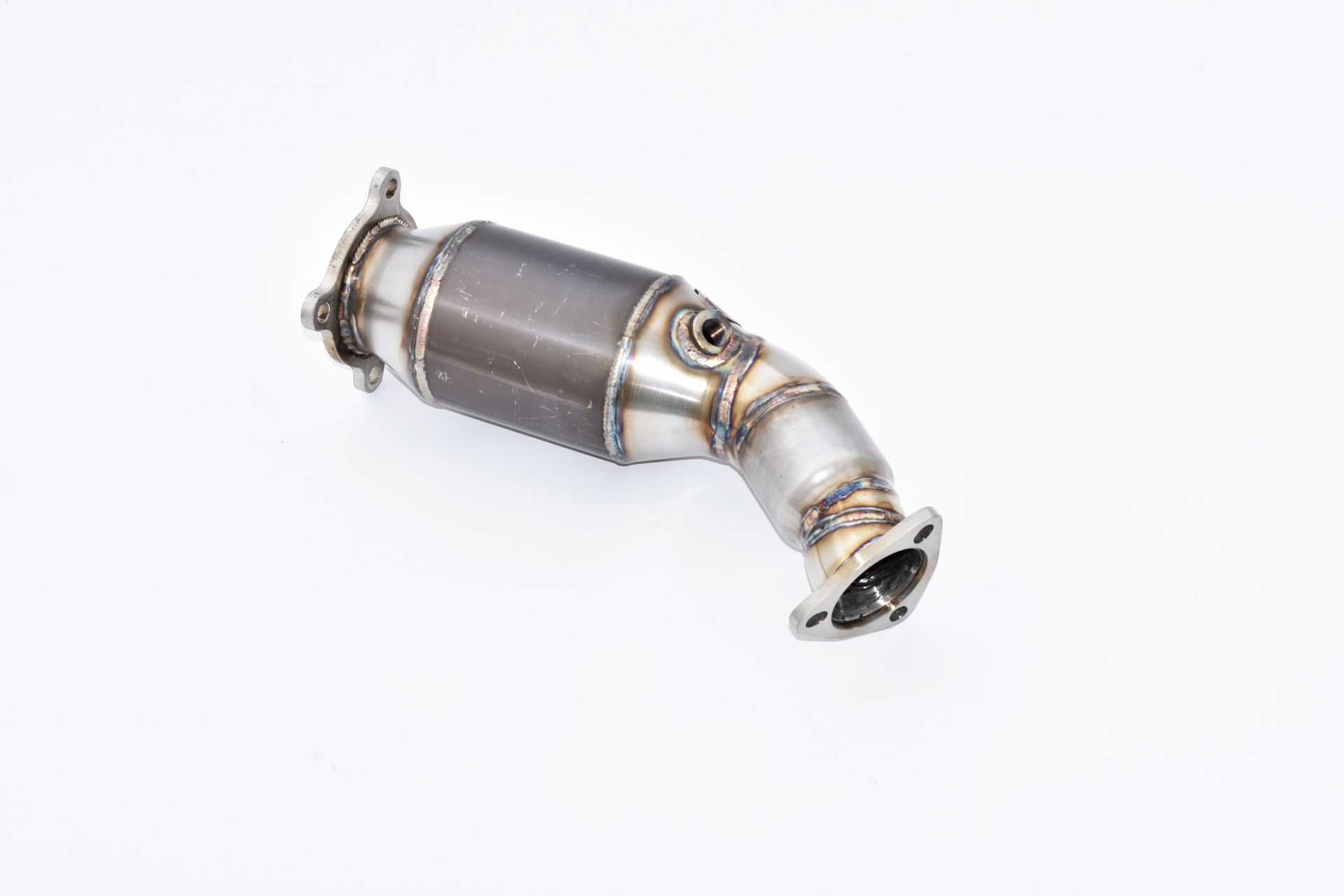 Friedrich Motorsport 76mm Downpipe mit 200 Zellen HJS Sport-Kat. Edelstahl 