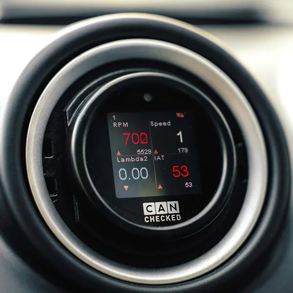 CANchecked Daten-Display Ford Fiesta MK6 MFD15 Gen2 Bild