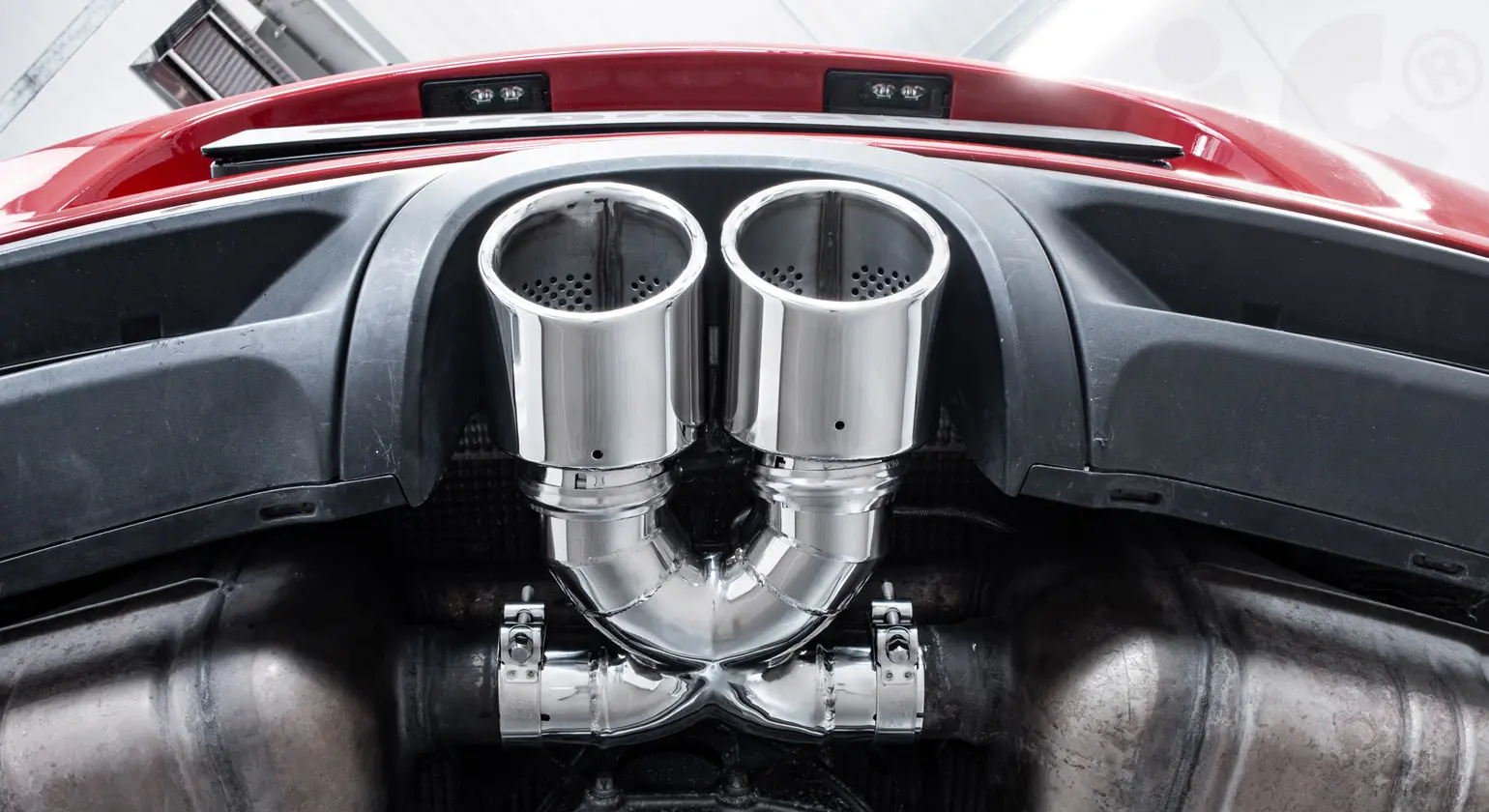 CARGRAPHIC Sport Endrohr X für Porsche 987 Tuning