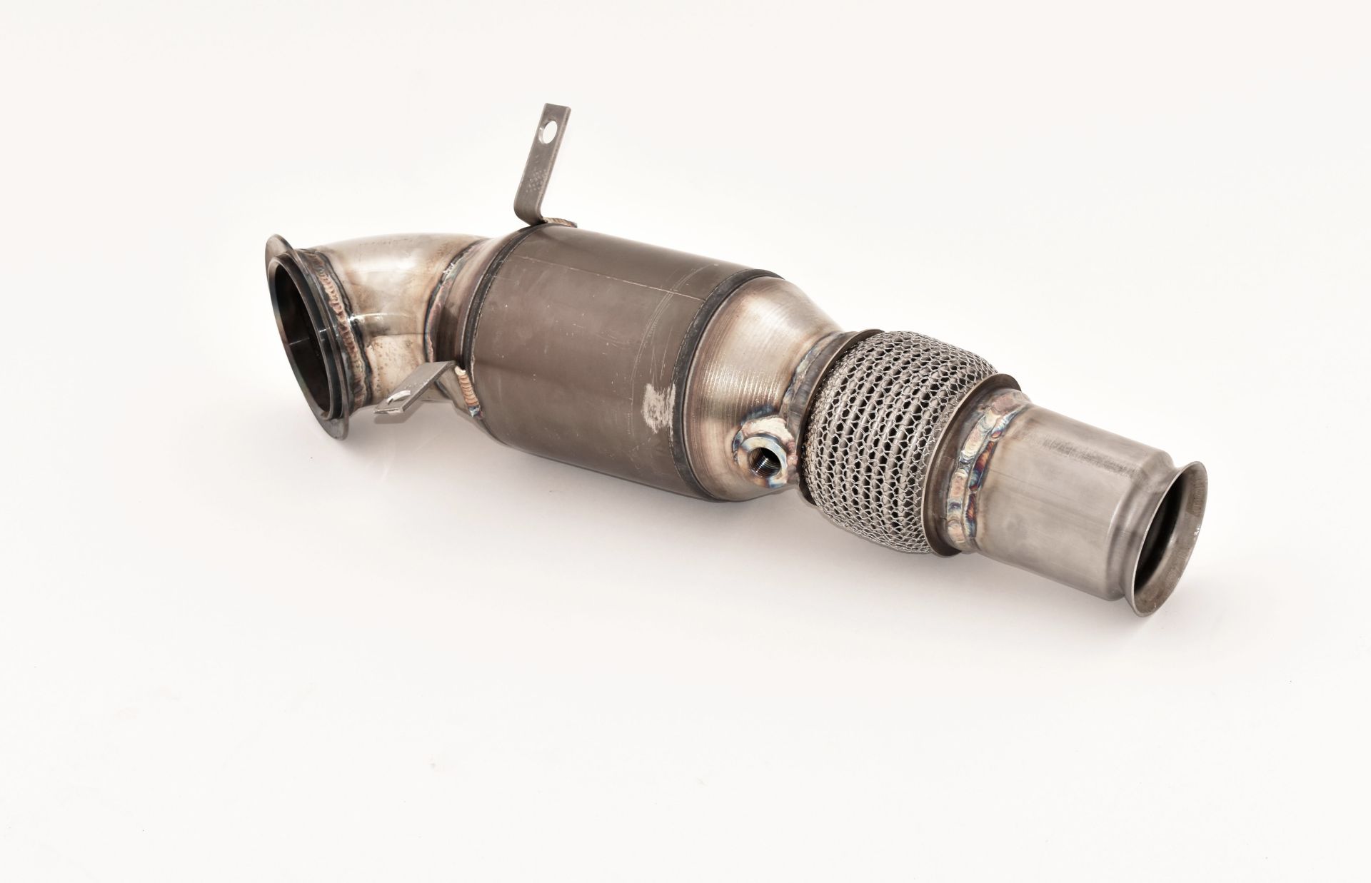 Friedrich Motorsport 76mm Downpipe mit 200 Zellen Sport-Kat. Edelstahl 