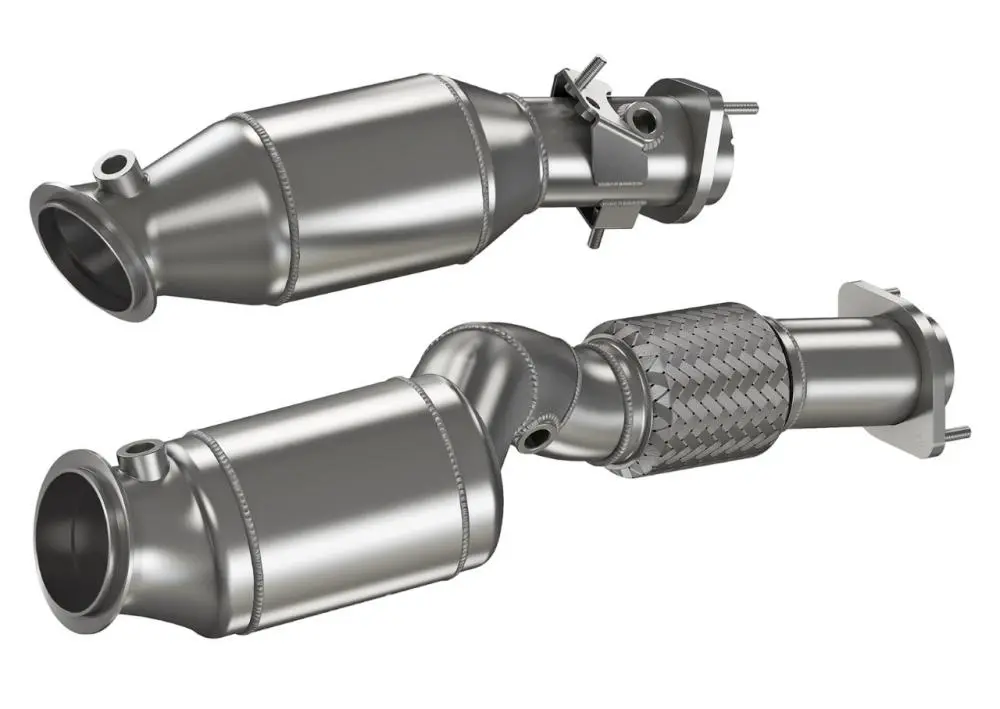 HJS 76mm ECE Downpipe für BMW S58
