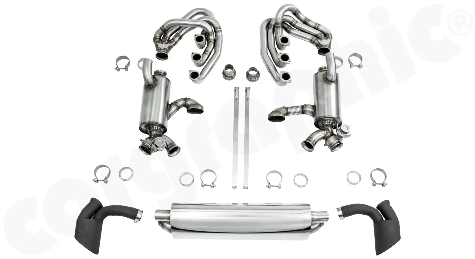 CARGRAPHIC GT Sport Abgasanlage für Porsche 964 