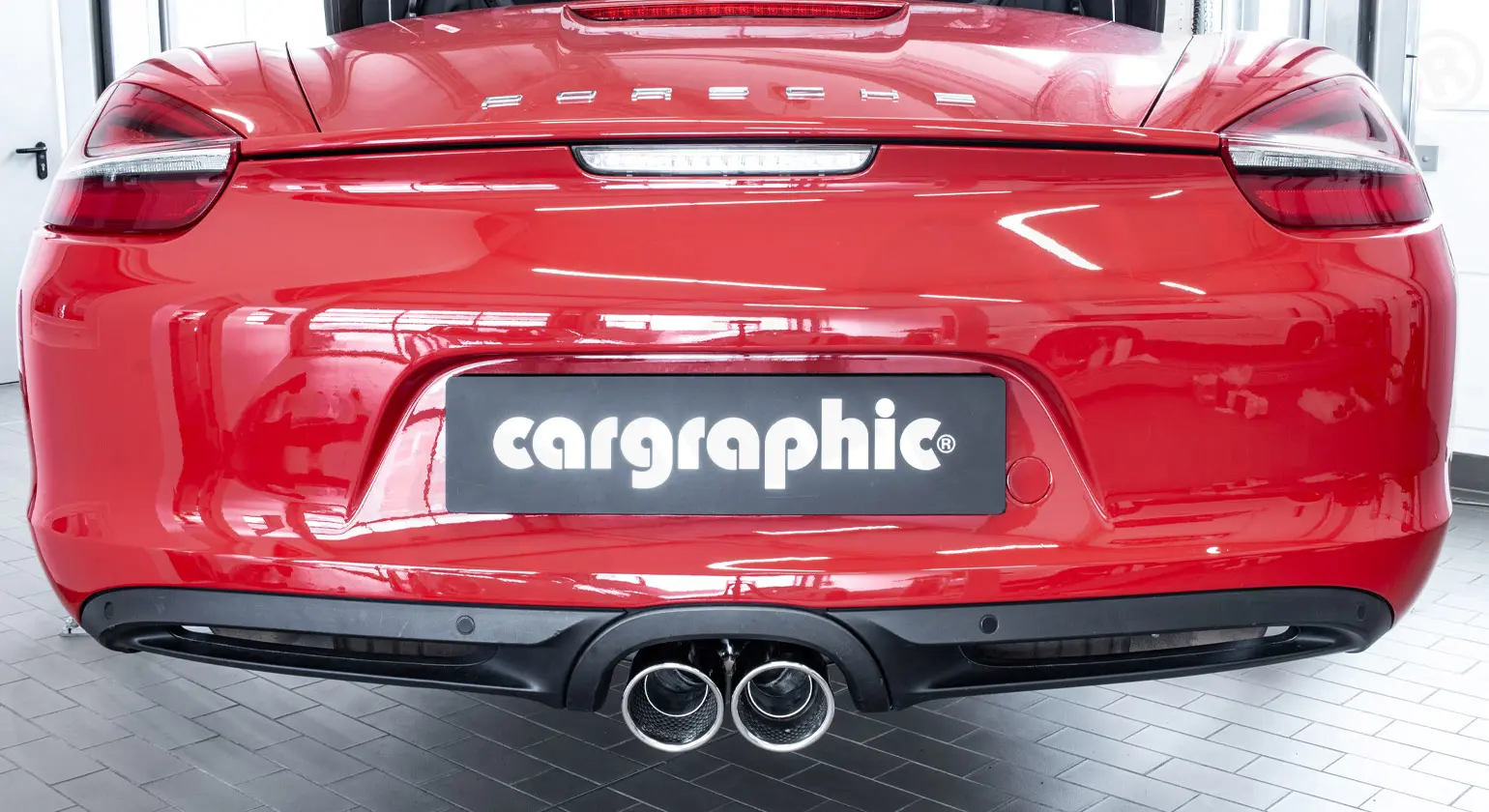 CARGRAPHIC Sport-Endrohr für Porsche 981 Anleitung