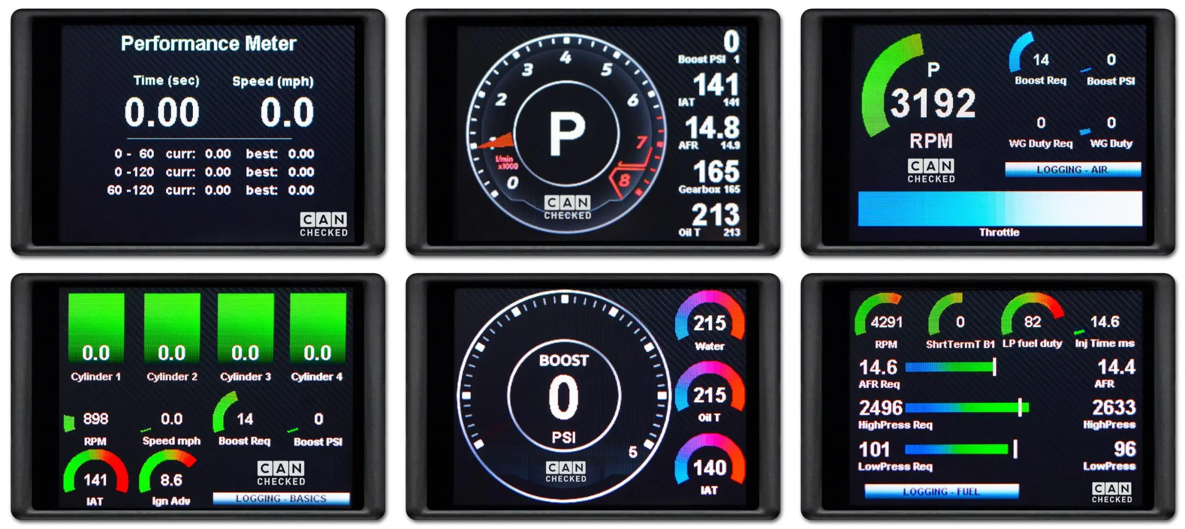 CANchecked MFD28 Gen2 Daten-Display für VW Golf MK8 Foto