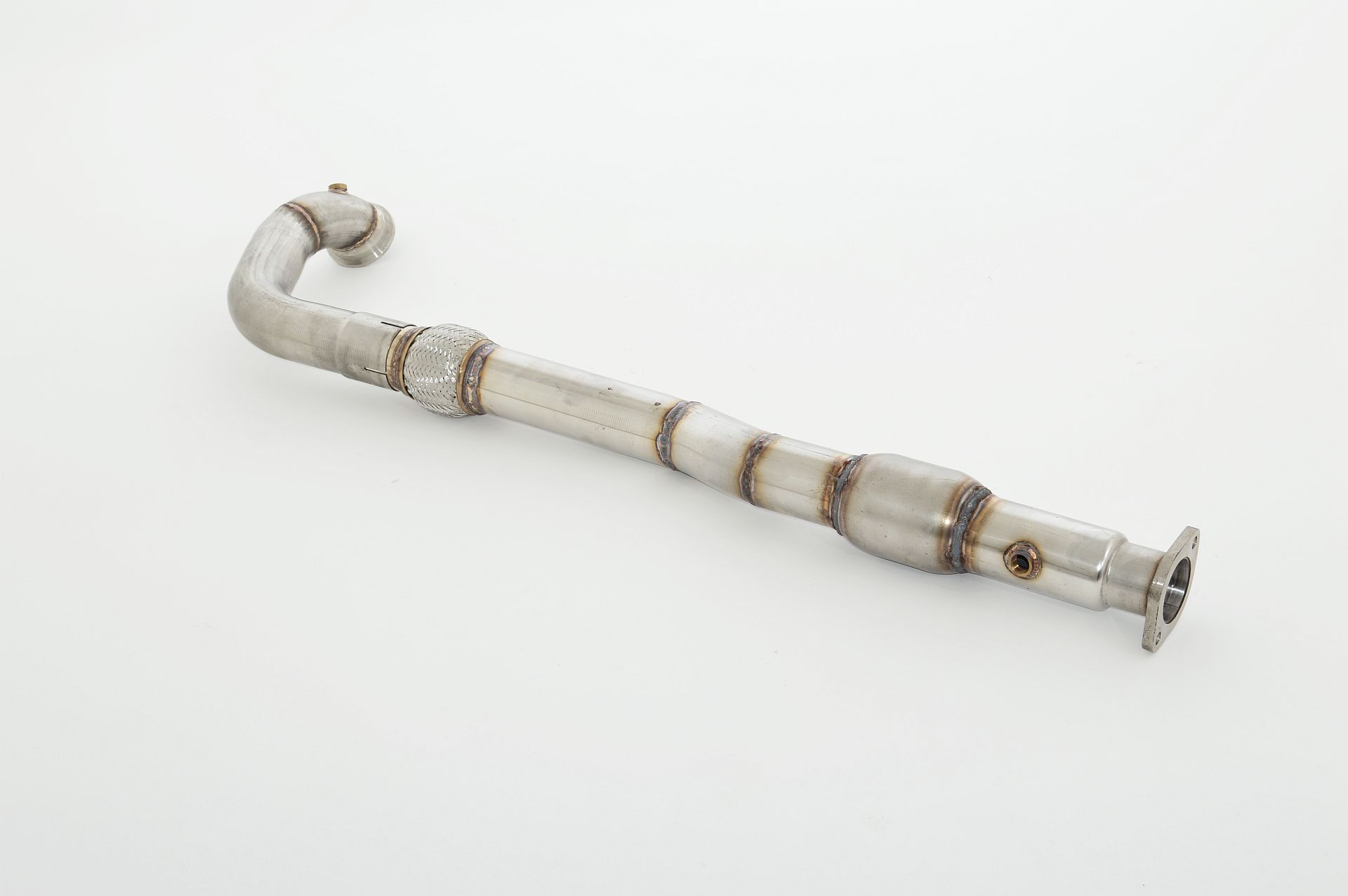 Friedrich Motorsport 76mm Downpipe mit 200 Zellen Sport-Kat. Edelstahl