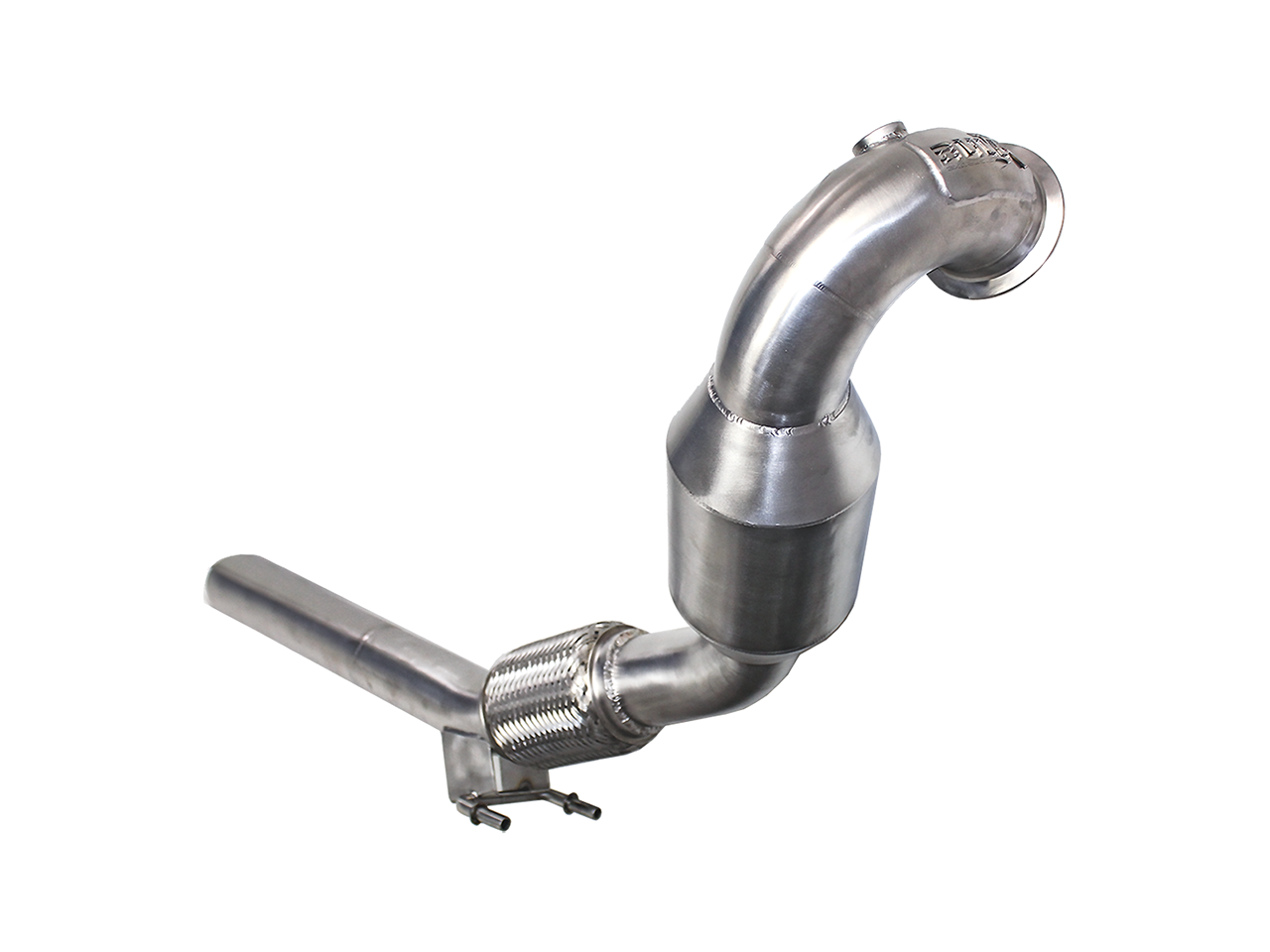 Bull-X Downpipe 2,75" VAG 1.2-1.4 T(F)SI EA211 (z.B. Golf 7, A3 8V) (mit ECE*)  Bull-X Downpipe 2,75" für VAG EA211 mit ECE-Zulassung kaufen