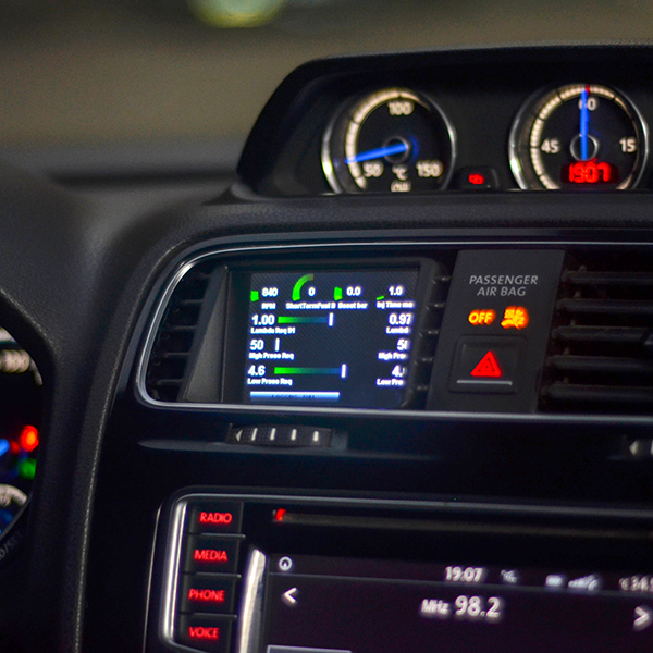 CANchecked Daten-Display VW Scirocco MK3 FL MFD28 __