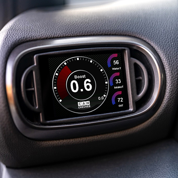 CANchecked Daten-Display Toyota Yaris XP21 LHD MFD32 Gen2