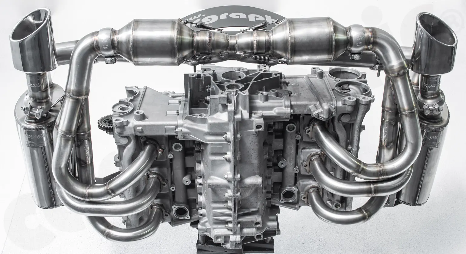 CARGRAPHIC Sportauspuff für Porsche 996.1 GT3 Tuning