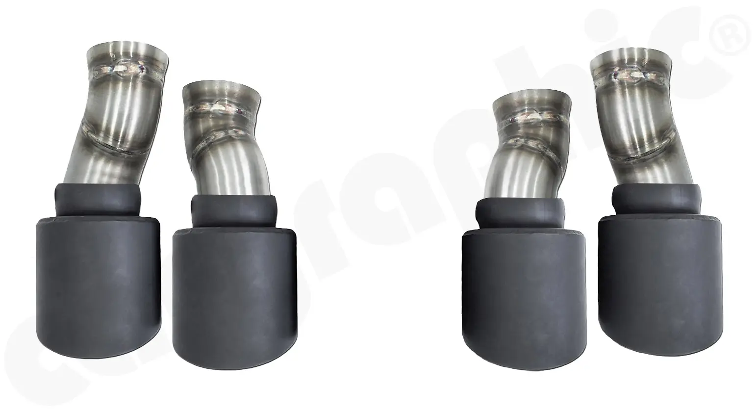 CARGRAPHIC Doppelendrohrsatz für Porsche Panamera 