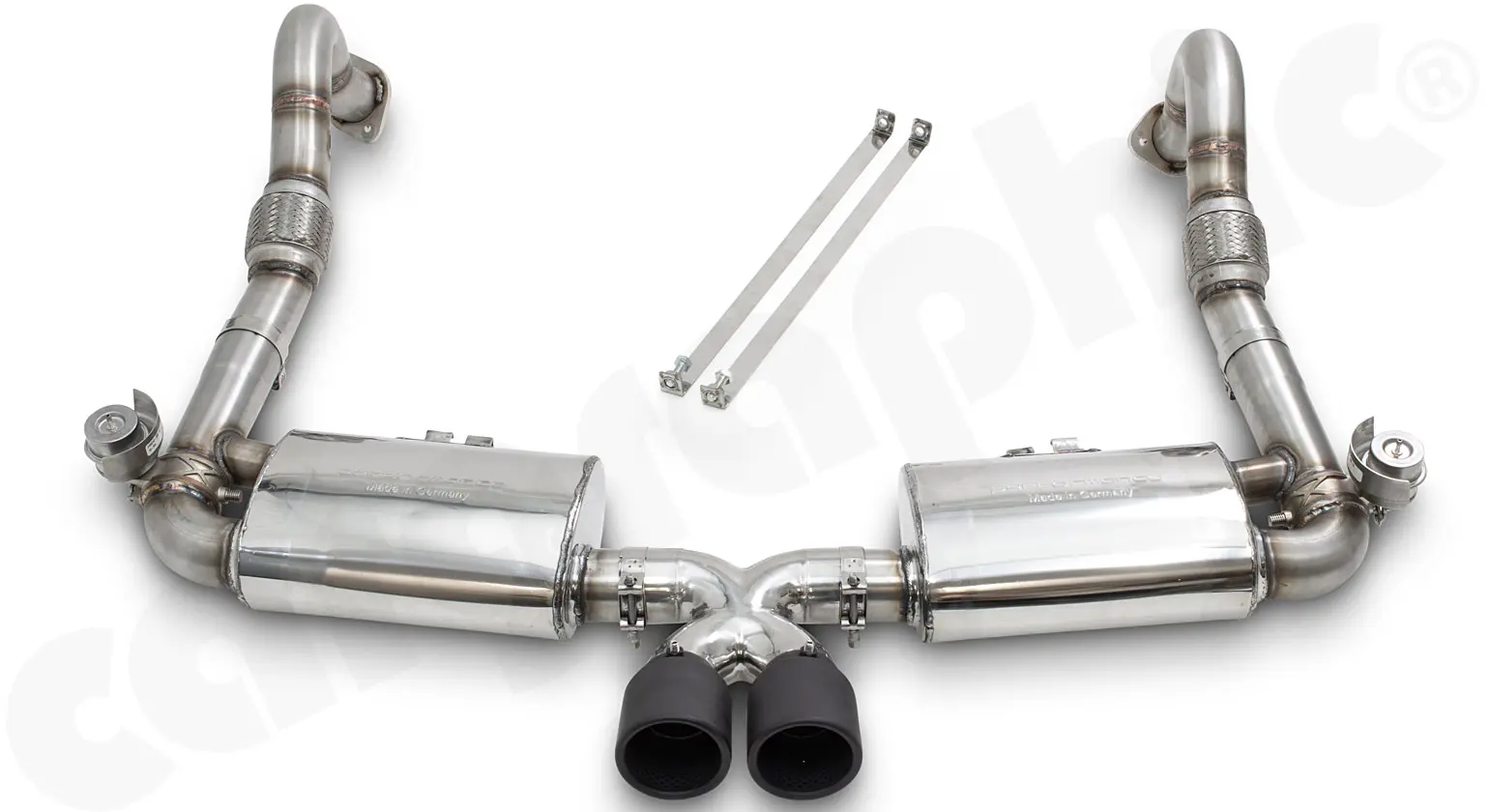 CARGRAPHIC Endschalldämpfer für Porsche 718 