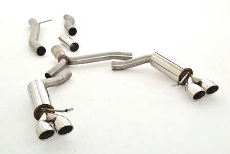 Friedrich Motorsport 76mm Duplex-Anlage Edelstahl S4/S5-Heck