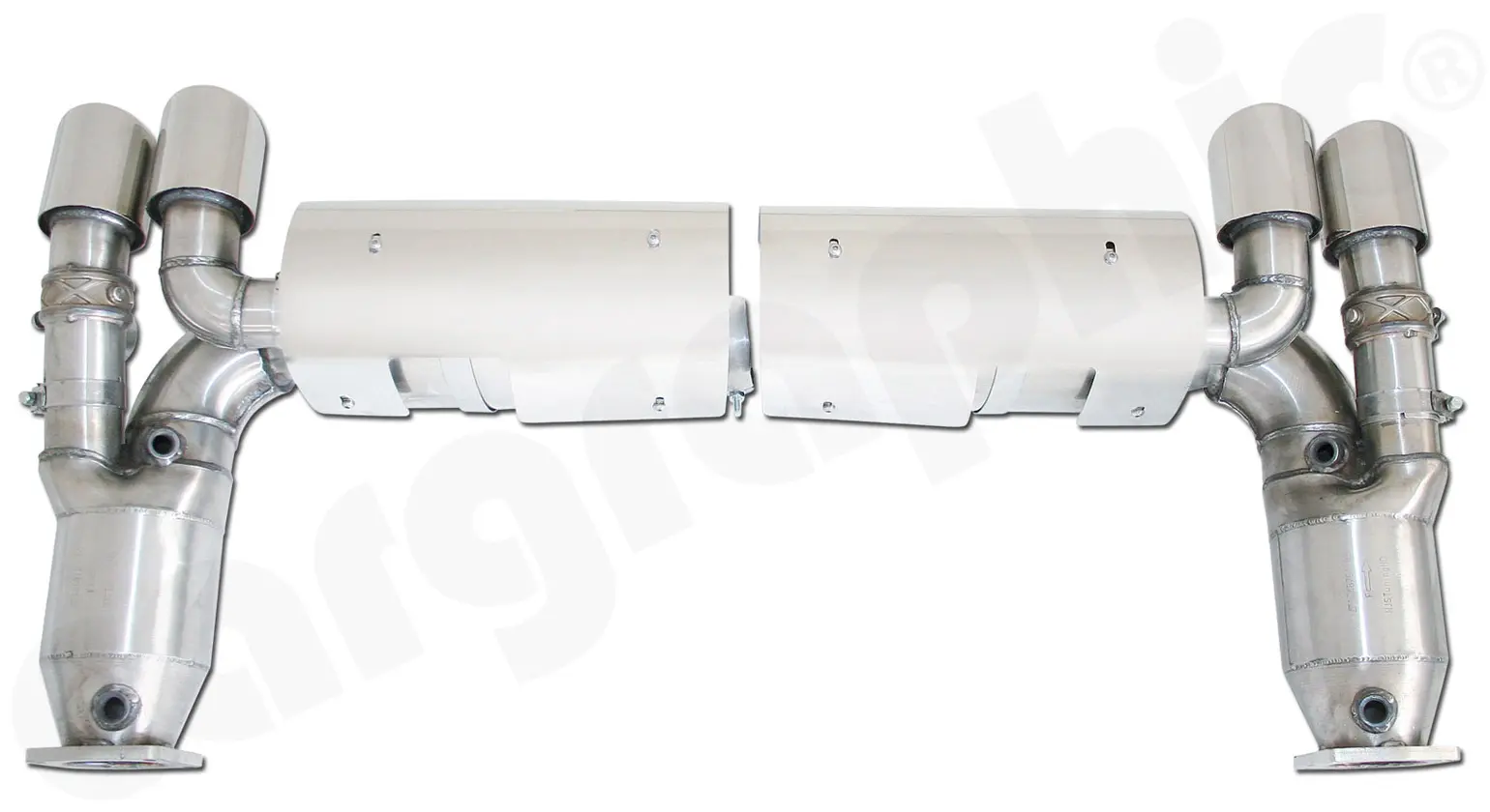 CARGRAPHIC Turbo-Back Auspuff für Porsche 997 Bild