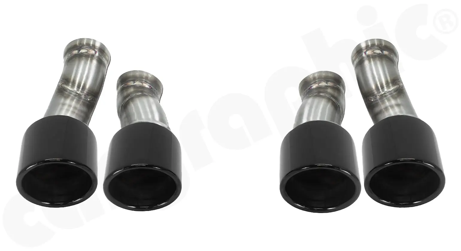 CARGRAPHIC Doppelendrohrsatz für Porsche Panamera 970.2 