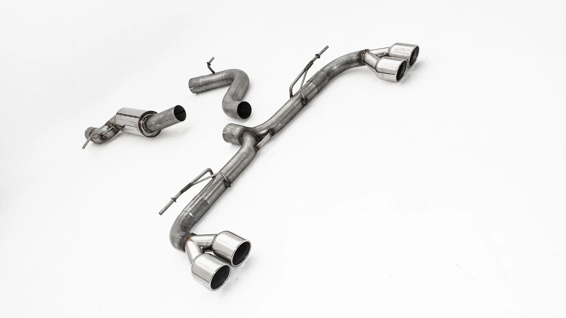 Friedrich Motorsport 76mm Duplex-Anlage Audi A3 8V Sportback Quattro S3-Heck