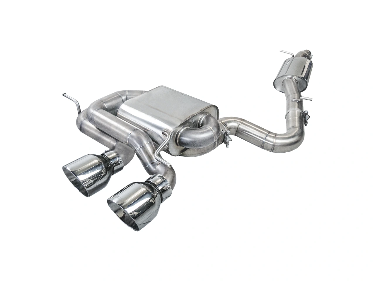EGO-X Abgasanlage 3,5" VW Golf 5 R32, Golf 6 R (mit ECE*)