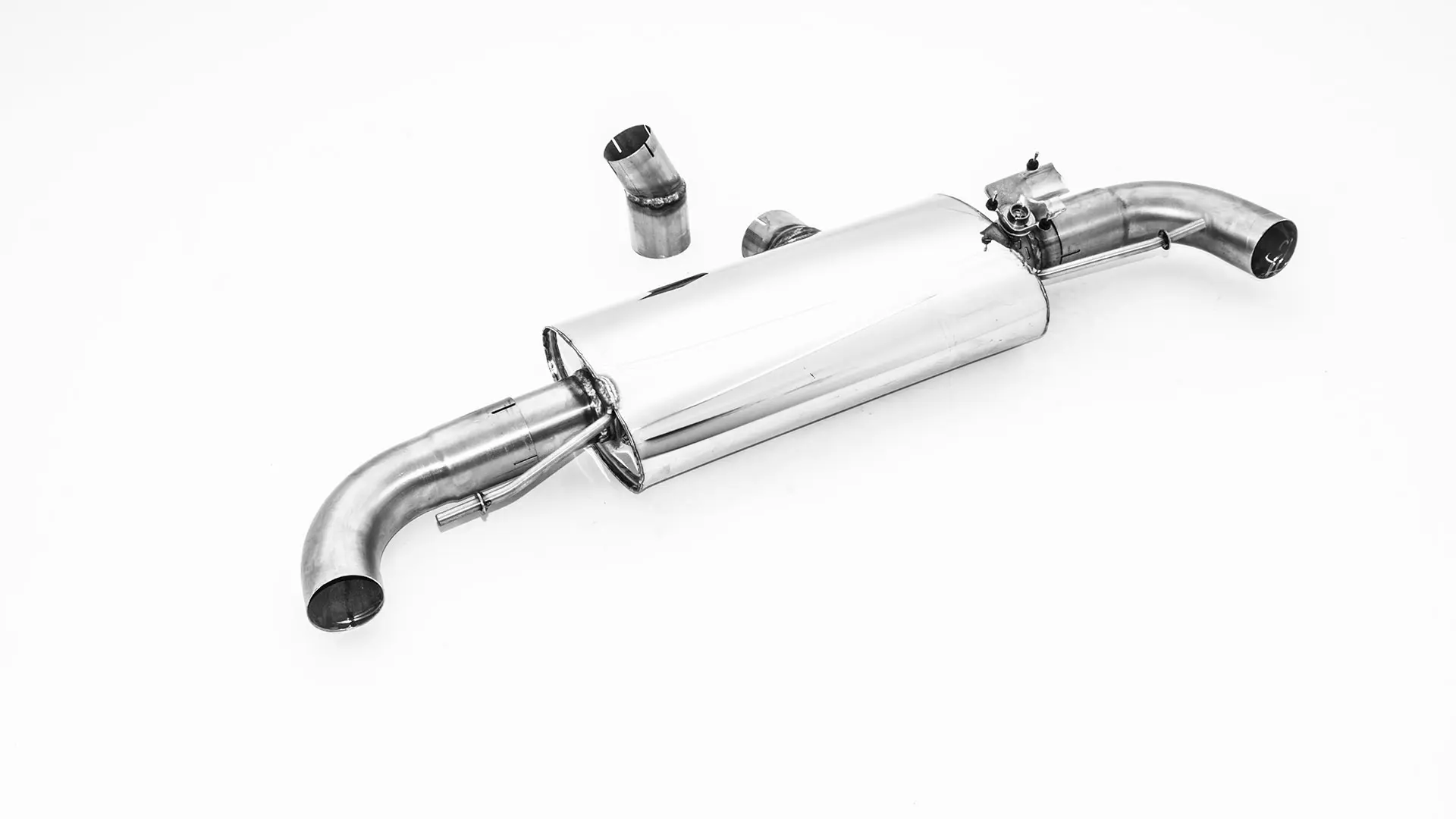 Friedrich Motorsport 76mm Duplex-Sportendschalldämpfer Mercedes W177 A-Klasse Frontantrieb und 4MATIC 