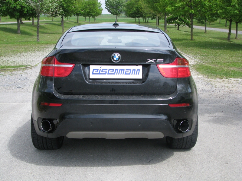 Eisenmann Komplettanlage für BMW X6 E71 xDrive35i N54 2x120mm Race-Version