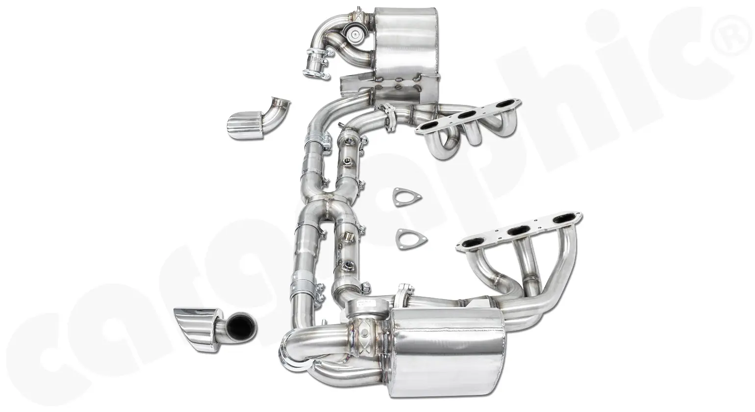 CARGRAPHIC Sportauspuff für Porsche 996 3,4l Carrera günstig