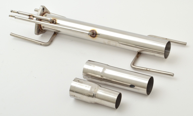 Friedrich Motorsport 63.5mm Diesel-Partikelfilter-Ersatzrohr Edelstahl 