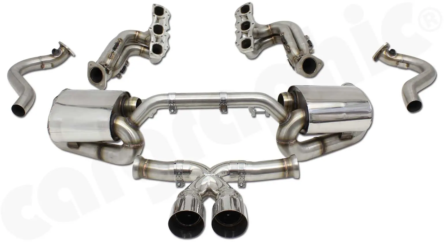 CARGRAPHIC Abgasanlage für Porsche 981 Tuning