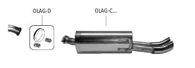 Bastuck Sportauspuff für Opel Astra G 2x76mm Foto