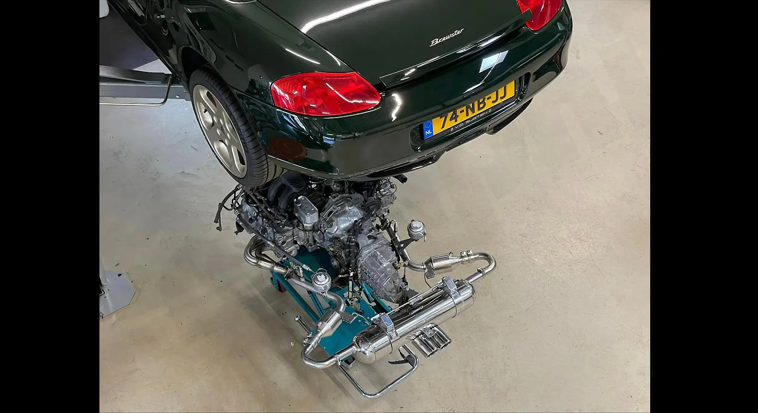 CARGRAPHIC Fächerkrümmer für Porsche 986 Boxster Anleitung