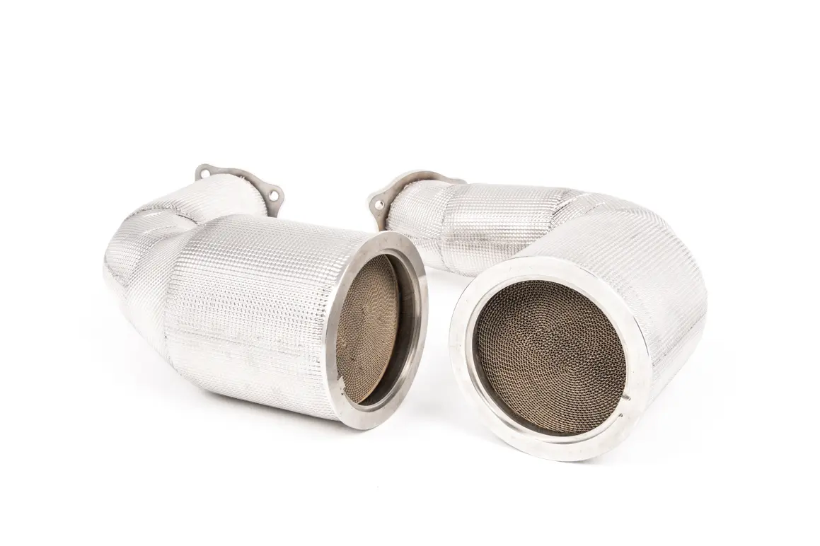 Milltek Downpipe mit HJS-Sportkats 200CPSI für Audi RS4 RS5 B9 mit OPF