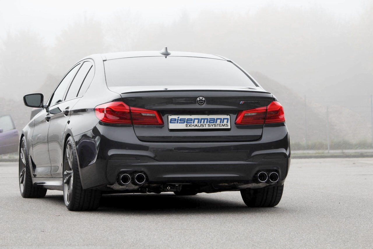 Eisenmann Endschalldämpfer für BMW G30 M550i xDrive EG-Gutachten Eisenmann Endschalldämpfer BMW G30 M550i xDrive kaufen