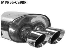 Bastuck Sportauspuff für Mini R56 2x90mm, Ausgang mittig