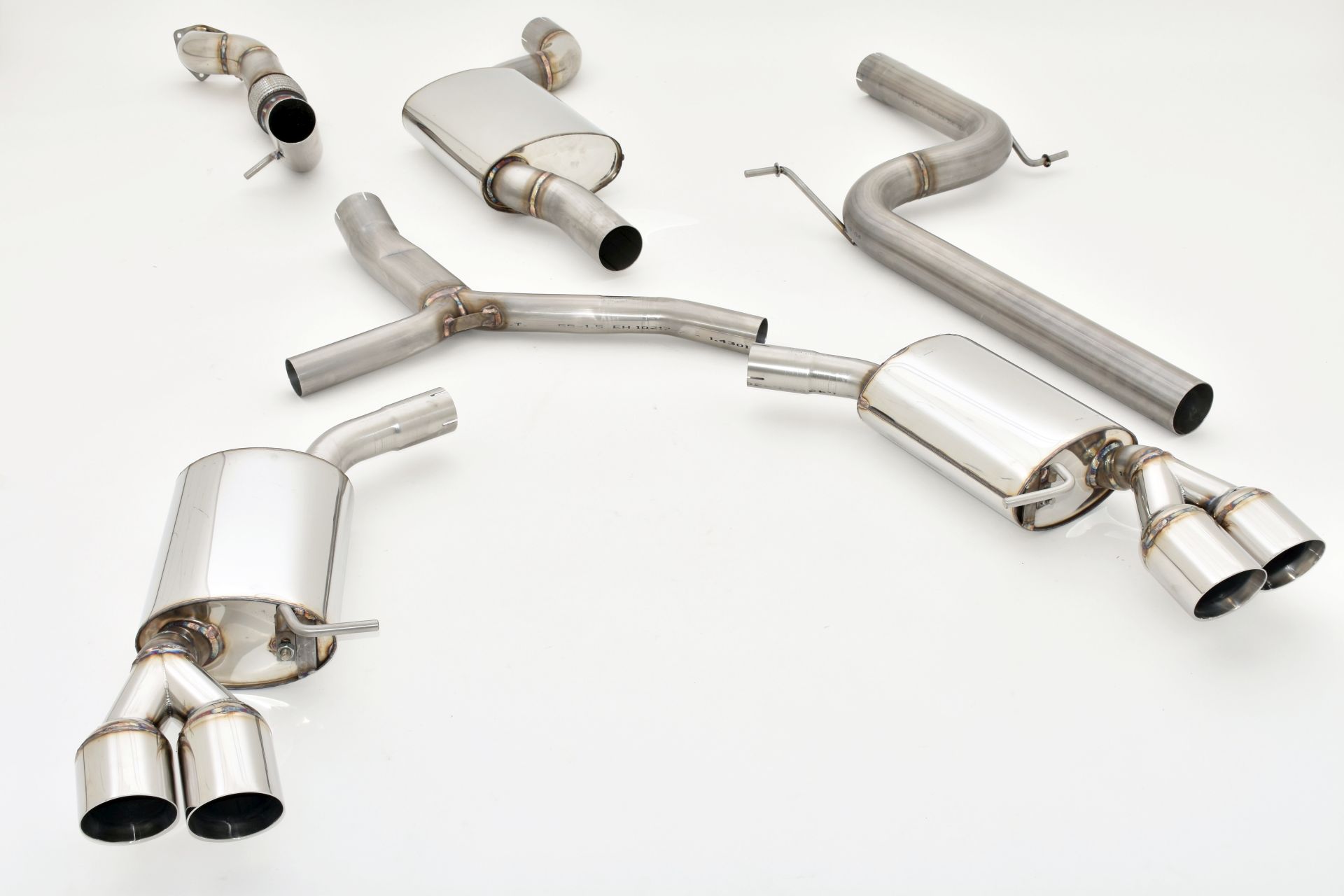 Friedrich Motorsport 76mm Duplex-Anlage Audi A5 B9 (F5/B8) Sportback