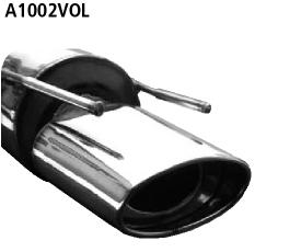 Bastuck Sportauspuff für Opel Vectra A 4x4 153x95mm, oval