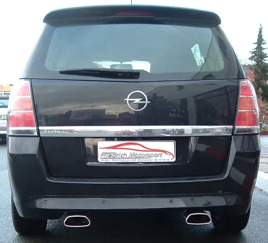 Sportendschalldämpfer Opel Zafira B Friedrich Motorsport