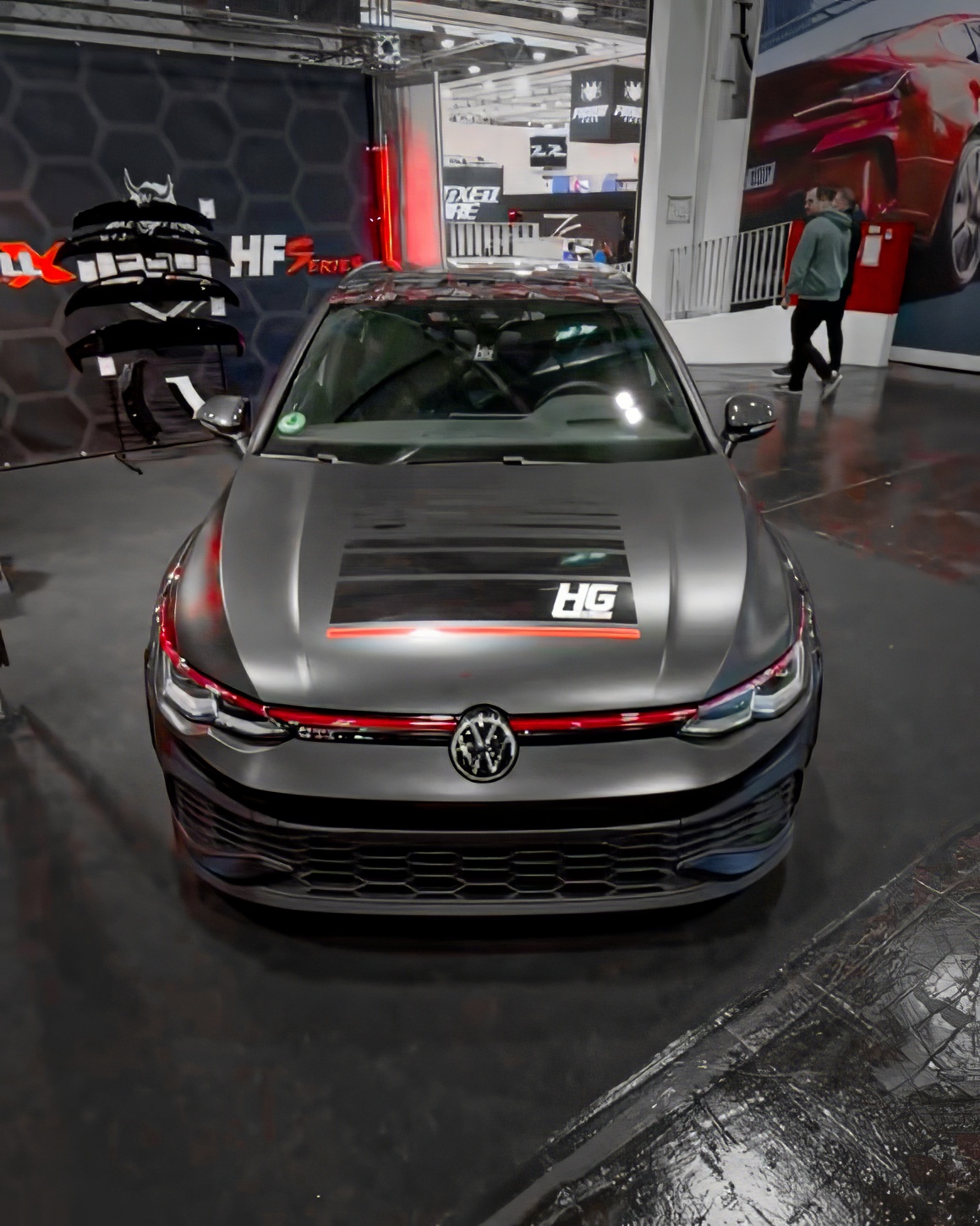 HG-Motorsport Golf 8 Designkit C-Säule+ Haube Anleitung