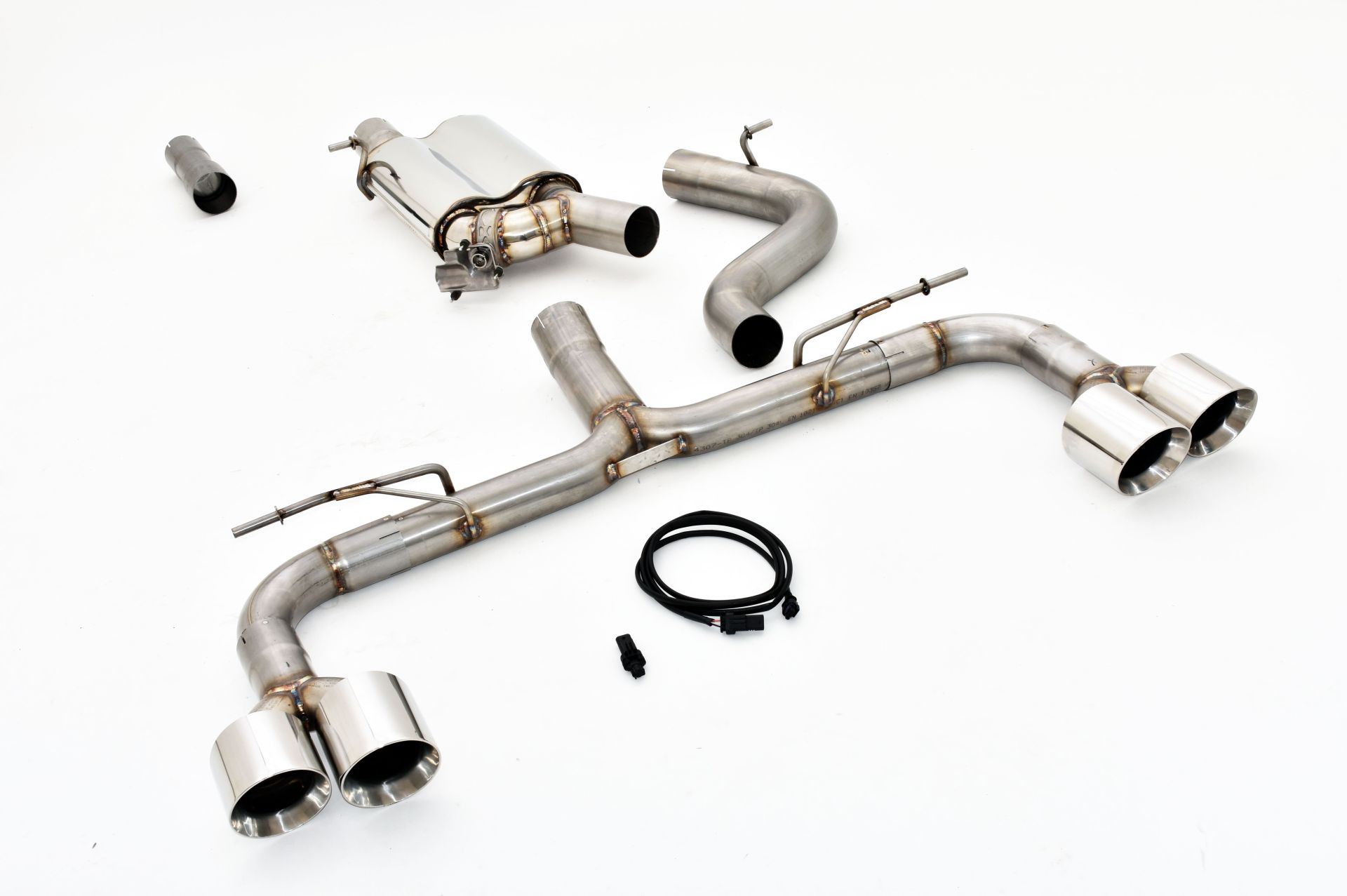 Friedrich Motorsport 76mm Duplex-Anlage mit originaler Klappensteuerung Audi SQ2 GA Quattro 