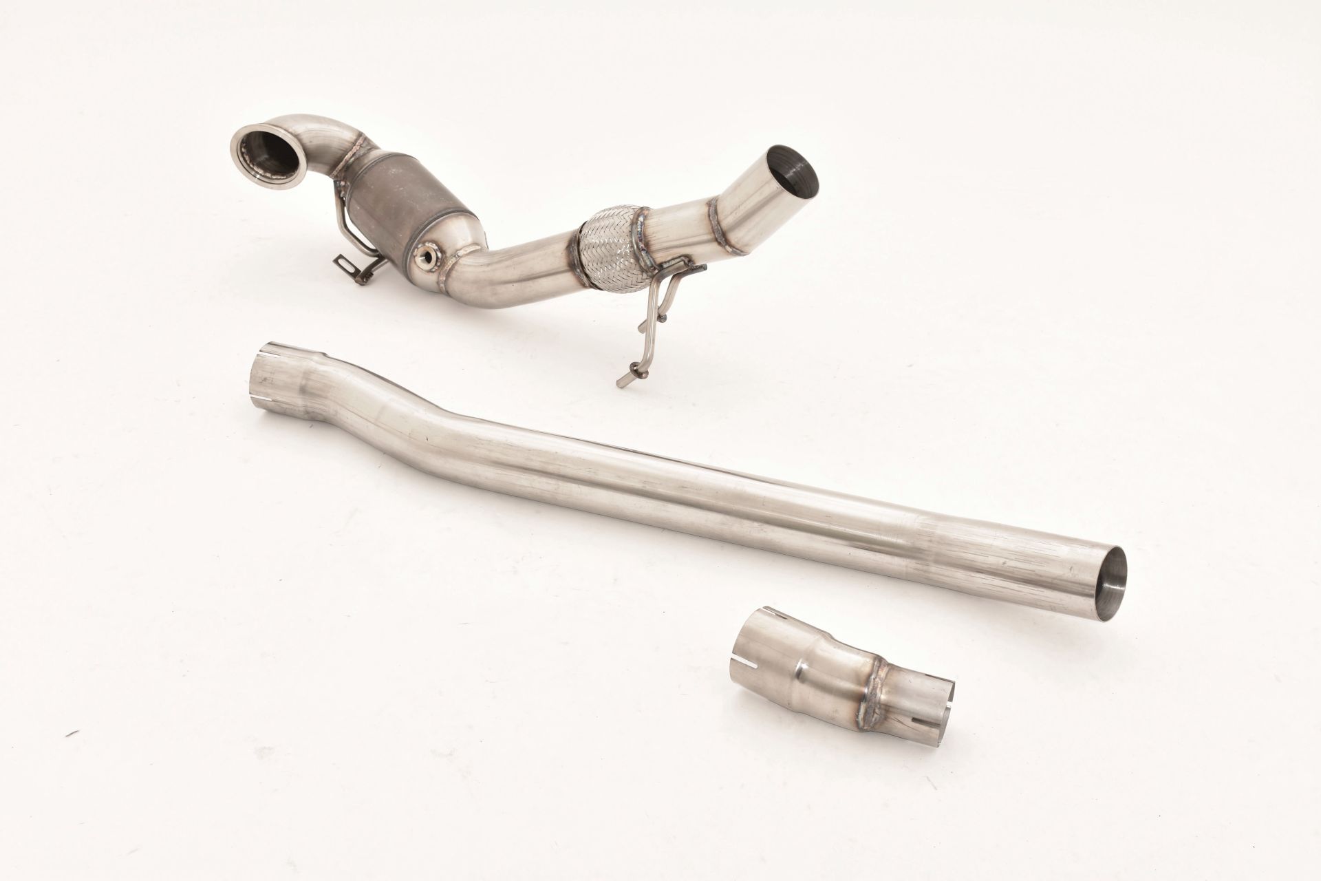Friedrich Motorsport 76mm Downpipe mit 200 Zellen Sport-Kat. Edelstahl