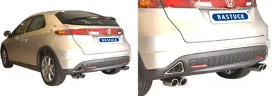 Bastuck Sportauspuff Honda Civic 8 FK Top QualitätBild
