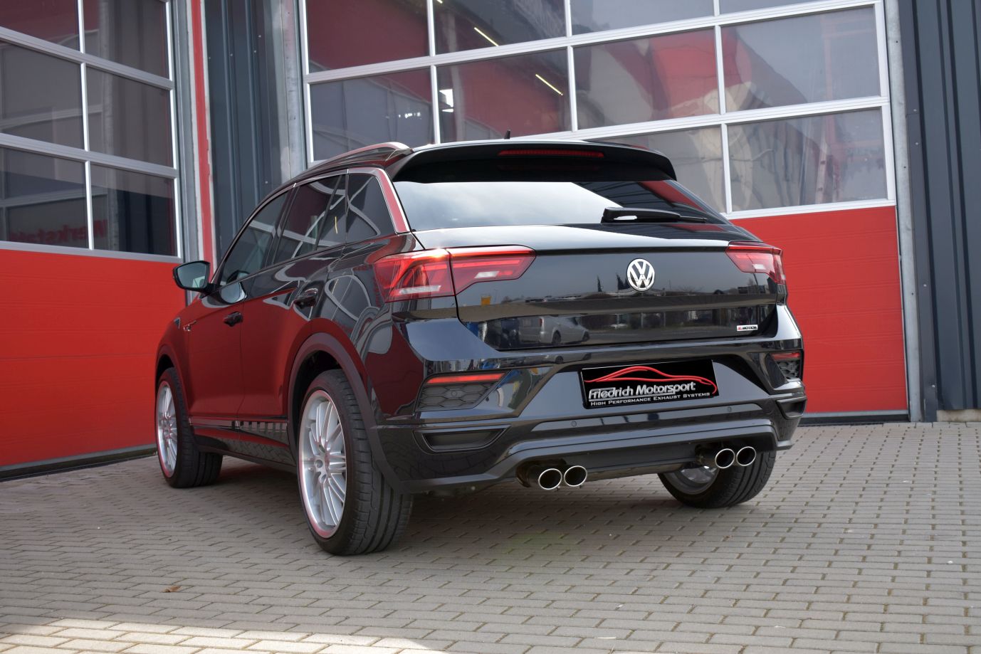 Friedrich Motorsport Duplex-Sportendschalldämpfer VW T-ROC inkl. Cabrio (A1) 