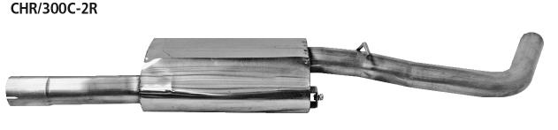 Bastuck Vorschalldämpfer für Chrysler 300 C (Limousine) rechts  Bastuck Vorschalldämpfer für Chrysler 300 C kaufen