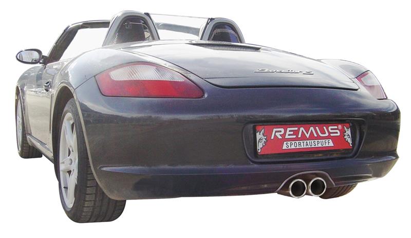Remus Endschalldämpfer ohne Gutachten für Porsche Cayman / Boxster