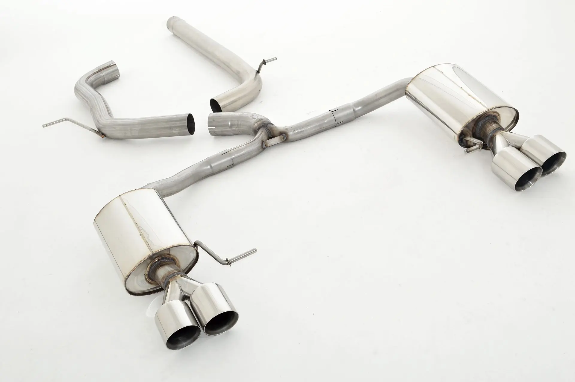 Friedrich Motorsport 76mm Duplex-Anlage Edelstahl