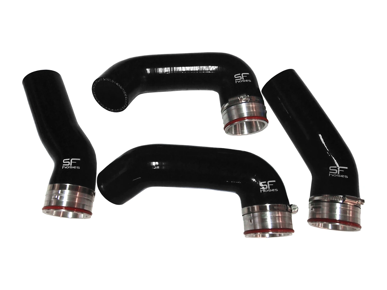 Silikon-Hochleistungs-Druckschlauchkit Porsche 997.1 Turbo 3.6 480PS 
